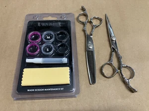 Juego de cizalla Washi Knockout Master Beauty 6,0 pulgadas y diluyente de 30 dientes - Imagen 1 de 7