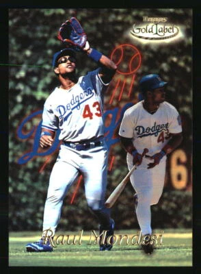 Raul Mondesi 1999 Topps Gold Label #61 BASEBALL Card - Image 1 of 2