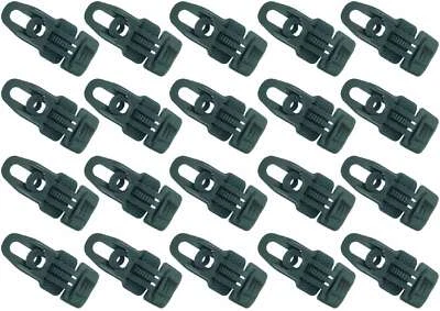 20 x HOLDON MIDI CLIP Molton Planen Spanner SCHWARZ Spann Klammer Klemme Halter