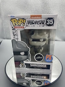 FUNKO POP ! SHREDDER 35 B+W CHASE EDITION PX PREVIEWS TMNT POP COMICS P02 - Picture 1 of 5