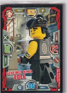 Lego Ninjago Series 3 TCG Trading Cards No. 20 Secret Ninja Cole - Picture 1 of 1
