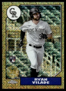 2022 Topps Chrome 1987 Baseball Ryan Vilade G14 #T87C2-82 - Picture 1 of 2