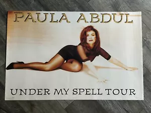 PAULA ABDUL Vintage Poster Under My Spell Tour 1991 Hot Girl Sexy Babe Dance Pop - Bild 1 von 5
