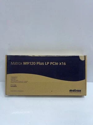 Matrox M9120 Plus LP PCIe X16 M9120-E512LPUF Graphics Card - Image 1 of 4