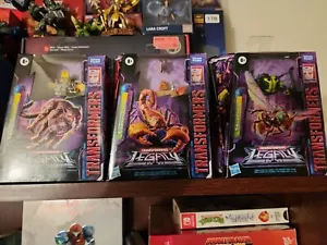 Transformers Legacy Deluxe Class Bundle - Nightprowler / Sandstorm / Buzzsaw - Picture 1 of 2