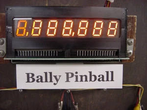 Pantalla Bally Pinball Okay de 7 dígitos, restaurada, garantizada, enviada segura #3 - Imagen 1 de 8