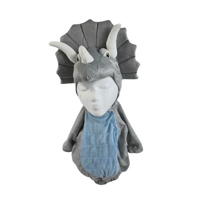 Plush Triceratops Dinosaur Halloween Baby Costume 0-6 Months Infant Kids EUC - Image 1 of 4