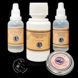 LIQUIDI CERA MICROCRISTALLINA PULIZIA MONETE CRAYON ANDRE PARALOID ARGENTO RAME