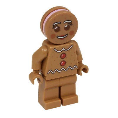 LEGO Gingerbread Woman Girl Minifigure | Genuine LEGO Figure | New