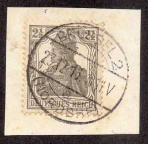 Germany Reich/Belgium, 1914-18?,  ERROR - Missing Ovpt. L450 - Picture 1 of 1