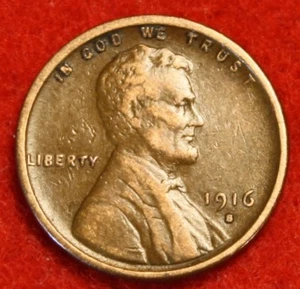 Centavo de trigo Lincoln 1916-S centavo de centavo de alta calidad moneda números pequeños lw1673 - Imagen 1 de 2