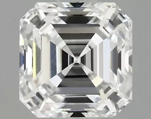 Lab Grown Diamond IGI Certified 1.50 Ct ASSCHER Shape CVD Diamond E color VS1 - Picture 1 of 14