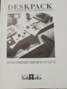 Disquete Deskpack (Berkeley 1986) + manual 100% ok (Commodore 64) ALEMÁN v2 - Imagen 1 de 2