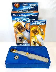 Pedi Paws Pet Nail Trimmer with Replacement Heads Battery Operated New Open Box - Picture 1 of 4