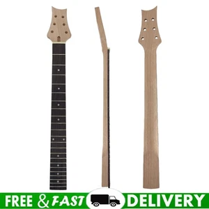 Mástil de guitarra de 22 trastes 25,5 pulgadas caoba palo de rosa diapasón incrustación de puntos atornillado - Imagen 1 de 15