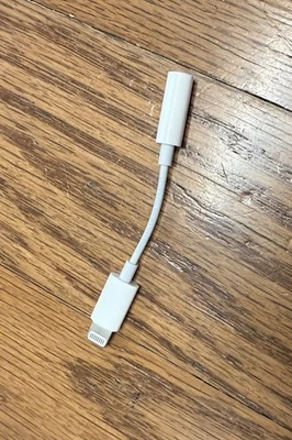 Adapter For Apple iPhone 3.5mm Jack Connector cable Headphone Aux All IOS Device - Image 1 of 3