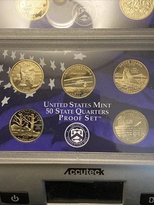 2-U.S. Mint Proof 2001 and 2002 Quarters sets 10 Coins - Picture 1 of 6