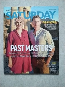 Daily Express Saturday magazine 26th July 2025 Pompeii, The X Factor - Picture 1 of 1