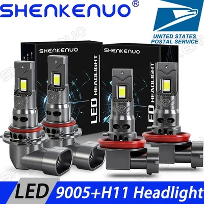 Combo de bombillas de faros LED 9005 H11 para Chevrolet Tahoe 2016-2020 Foto 1 de 4