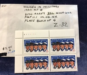 Nanee-b-Briefmarken 3174- PLT Blk 4 MOGNH-Damen im Militär-1997- Lot Z-32 - Bild 1 von 1