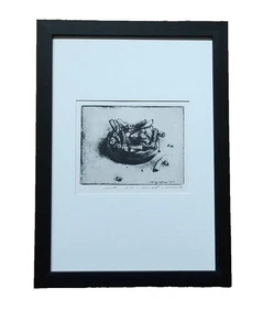 Tetsuya Noda Tokyo ATELIER C-126 1992 Calendar Etching Signed - Picture 1 of 9