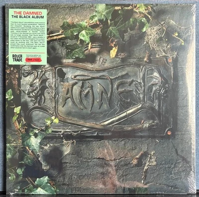 DAMNED~THE BLACK ALBUM~SEALED NUMBERED LMTD 2021 ROUGH TRADE UK CLEAR/BLACK 2-LP - Imagem 1 de 3
