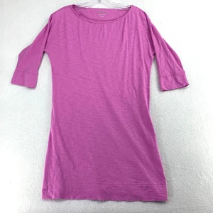 Lilly Pulitzer Cassie Kleid S Pima Baumwolle Halbarm U-Boot Ausschnitt Helllila - Bild 1 von 9