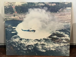 20x24 Large Bell Helicopter N414PD Bell 412SP NYPD Image/Photo over Niagara - Picture 1 of 5