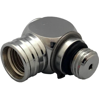 XS SCUBA SF-1 Top: Atemregler 1. Stufe Hochdruckwinkel Adapter 7/16 auf 7/16 Finimeter