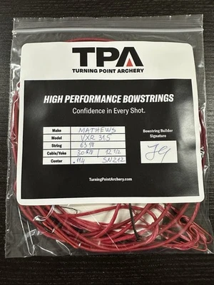 Mathews VXR 31.5 Custom Bow String and Cables. All Red 452xtra - Image 1 of 2