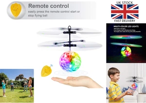 Wiederaufladbarer fliegender Ball LED Spielzeug, RC leuchtende Mini-Drohne, Kinder ideales Sommergeschenk - Bild 1 von 21