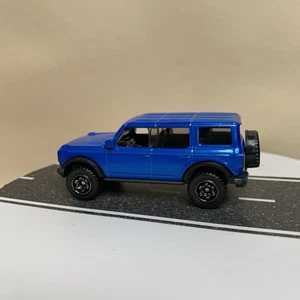2021 Matchbox #34 2021 Ford Bronco 4-Door SUV Blue Metallic w/Gray Wheels NM - Picture 1 of 12