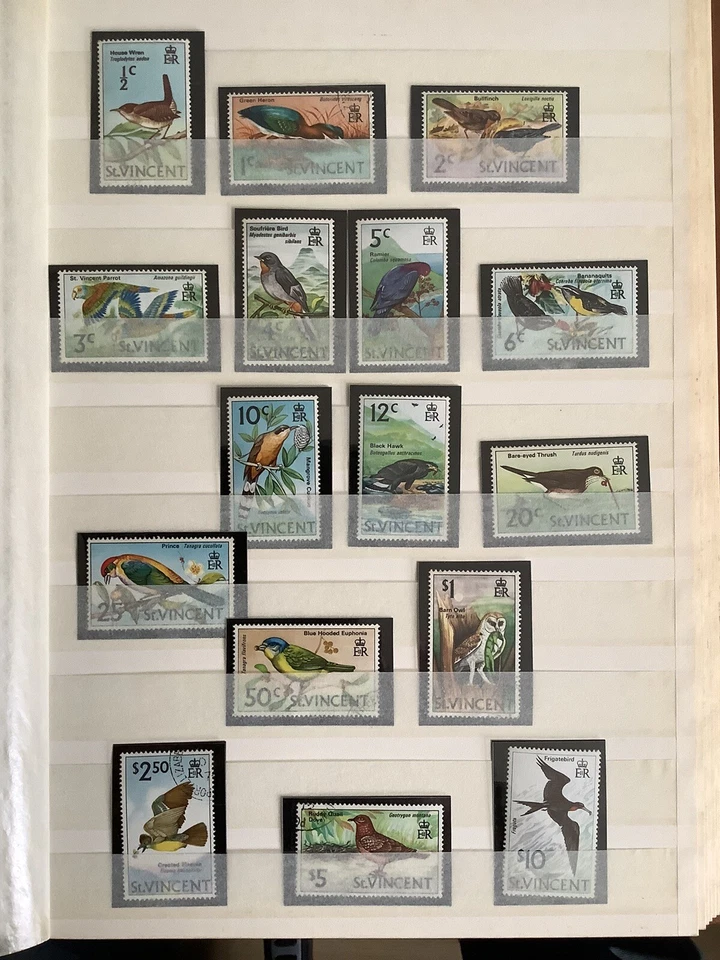 St Vincent Birds até $10 SG285 UMM desmontado perfeito estado 5 são pré-cancelados Ref AX11 - Imagem 1 de 1