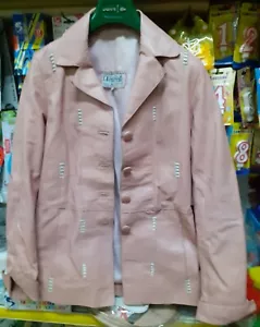 GIACCA PELLE ROSA TAGLIA 42/44 - Foto 1 di 2
