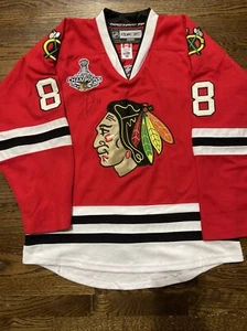 Authentic Chicago Blackhawks #88 Kane #19 Toews, Adidas Heimtrikot SIGNIERT - Bild 1 von 4