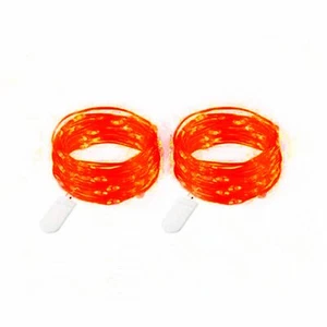 Valentines Day Decoration Red Fairy Lights Battery Operated 7Ft 20 LED String... - Picture 1 of 9