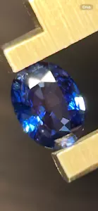 1.06 ct Natural Loose VS Blue Ceylon Sapphire Oval Gemstone - Picture 1 of 4