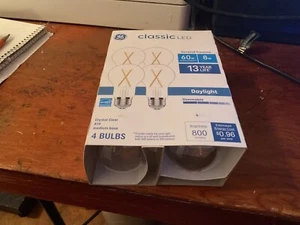 GE Classic LED 60 Watt Replacement, Soft White, A19 med base (4 Pack) - Picture 1 of 1