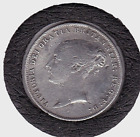 1859   Queen  Victoria  Sixpence  (6d)  Silver  (92.5%)  Coin