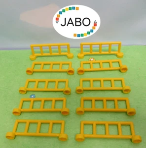 ( Q11 / 6 ) LEGO Duplo 10 x Zaun Zaunteile Zäune Absperrung gelb Baustelle - Bild 1 von 1