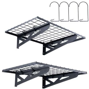 VEVOR Garage Storage Shelving, 2 Pack, 91.5 x 61 cm Heavy Duty Garage Shelves... - Picture 1 of 7