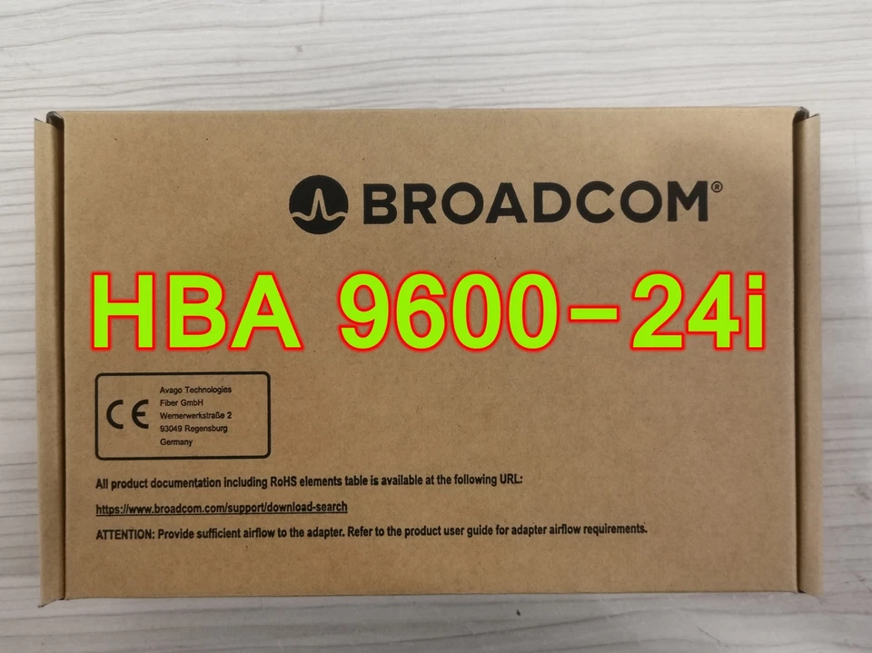 05-50111-01 BROADCOM eHBA 9600-24i PCIe SAS SATA Full-height / Low-profile 4 D