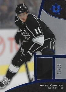 2015-16 Ultimate Collection Platinum Blue #8 Anze Kopitar STK 01/15 - Picture 1 of 2
