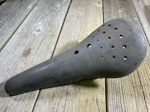 OLD SCHOOL BMX MX ROYAL MX ASIENTO QUEMADOR VINTAGE BMX OXIDADO USADO NEGRO - Imagen 1 de 11
