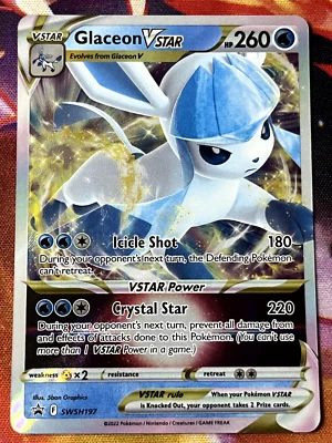 Glaceon VSTAR SWSH197 SWSH: Sword & Shield Promo Cards Holo - Image 1 of 2