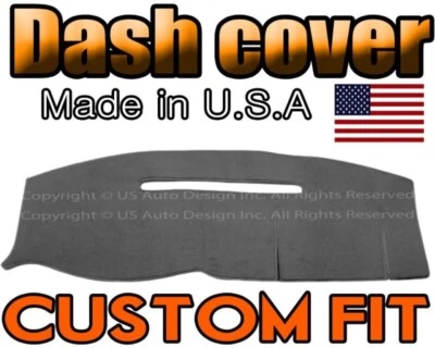 Se adapta a Chevrolet Malibu 1997-2003 cubierta de tablero alfombrilla tablero almohadilla/gris carbón Foto 1 de 4