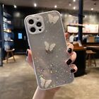 For iPhone 15 14 Samsung Galaxy S23 Butterfly Shockproof Diamond Case Cover