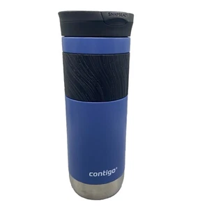 Contigo 20 oz. Byron 2.0 SnapSeal Insulated Stainless Steel Travel Mug BLUE CORN - Picture 1 of 8