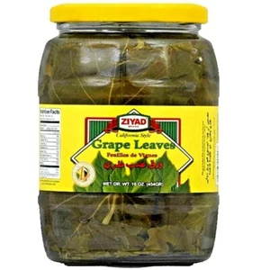 Hojas de uva Ziyad 1 frasco individual 16 oz/454 g de Al Amin Foods - ورق عنب زياد - Imagen 1 de 9