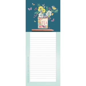 Magnetic Memo Pad & Pencil Tea Caddy By Otterhouse - Picture 1 of 2